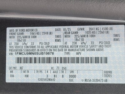 2025 Ford Escape ST-Line AWD