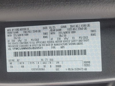 2025 Ford Escape ST-Line AWD