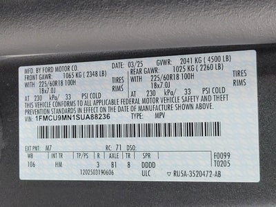 2025 Ford Escape ST-Line AWD