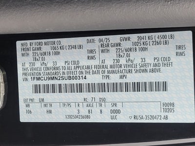 2025 Ford Escape ST-Line AWD