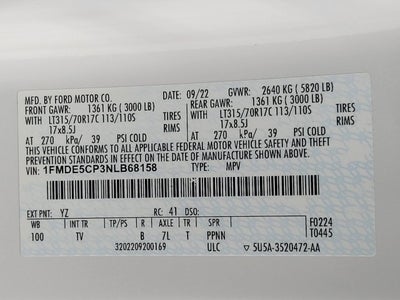 2022 Ford Bronco Wildtrak 2 Door Advanced 4x4