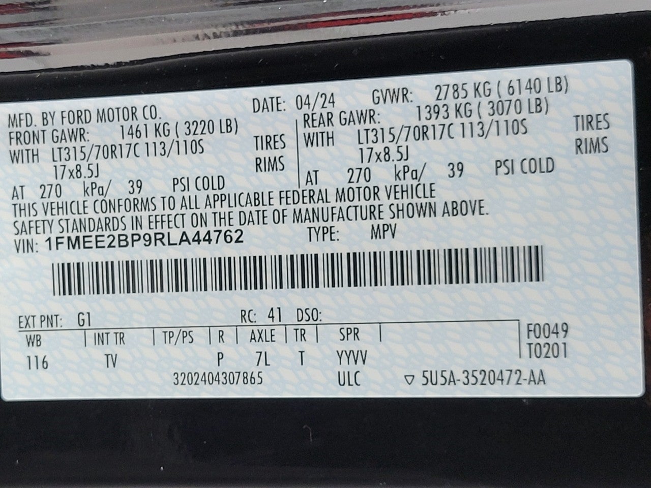 2024 Ford Bronco Wildtrak 4 Door Advanced 4x4