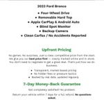 2023 Ford Bronco Badlands 4 Door Advanced 4x4