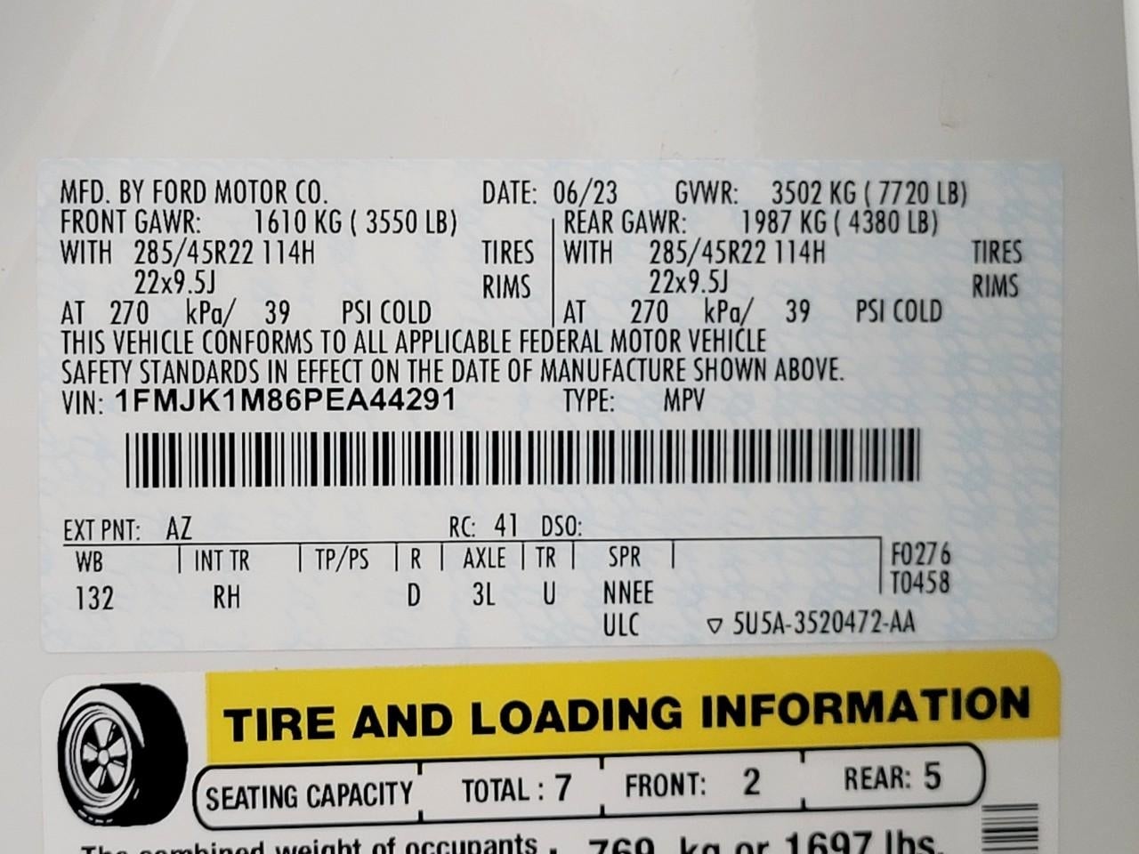 2023 Ford Expedition Max Platinum 4x4