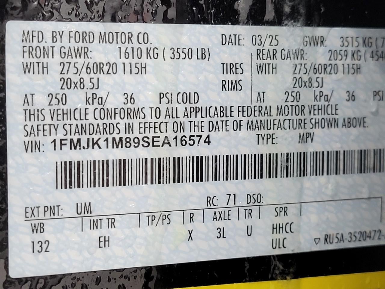 2025 Ford Expedition Max Platinum 4x4