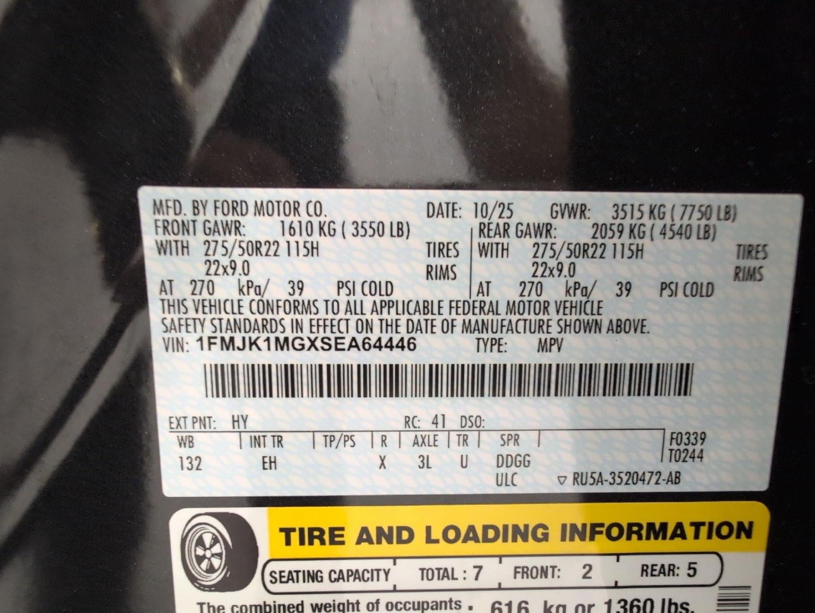 2025 Ford Expedition Max Platinum 4x4