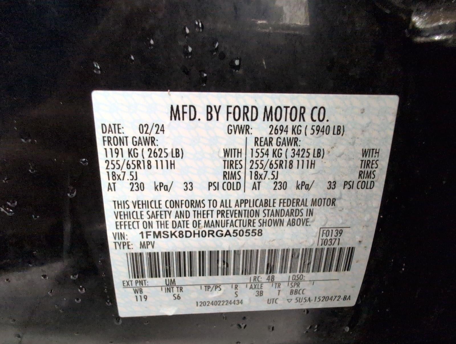 2024 Ford Explorer XLT 4WD