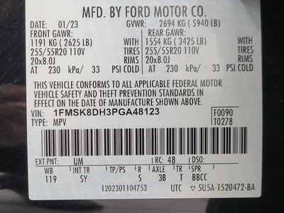 2023 Ford Explorer XLT 4WD