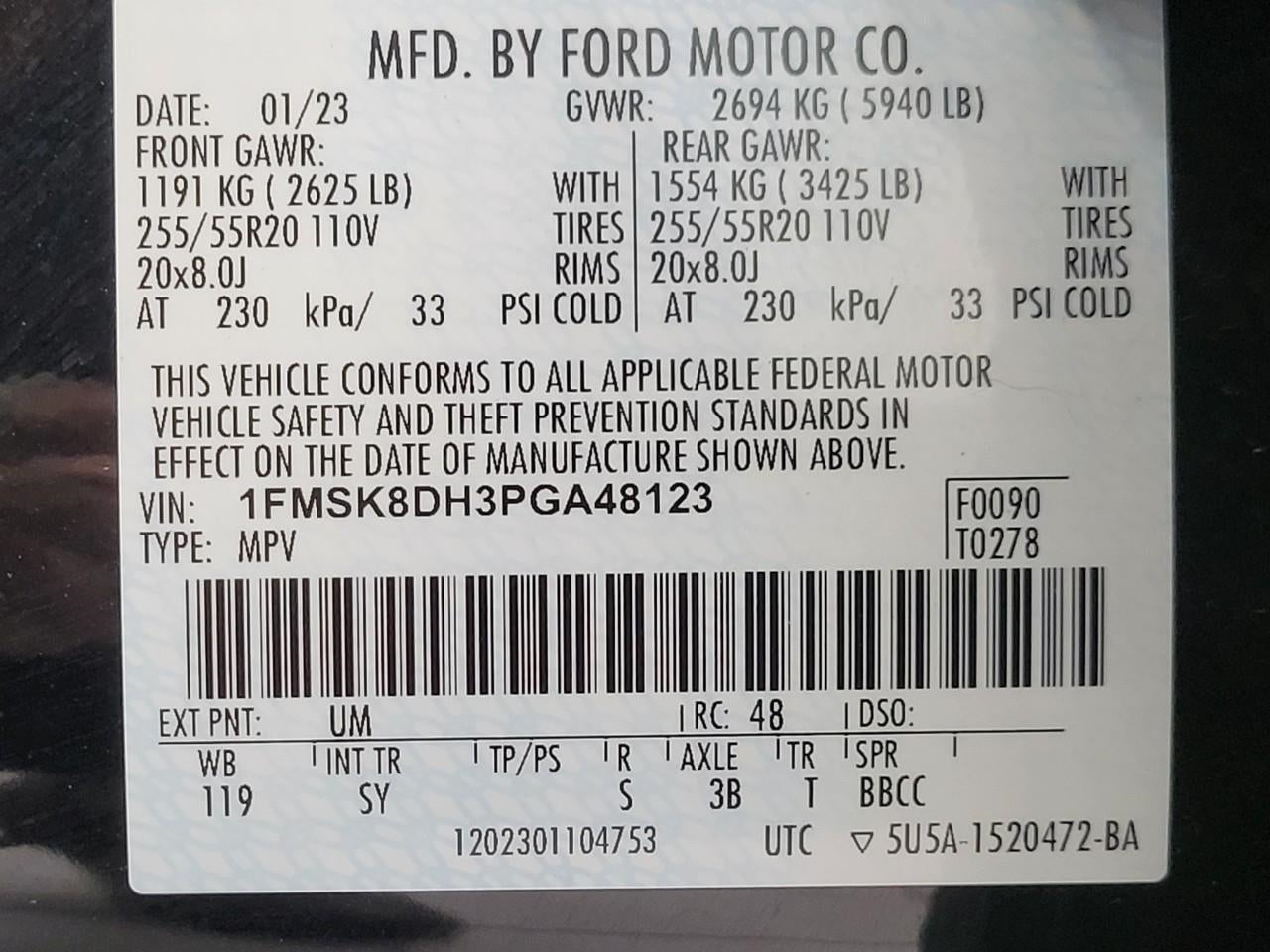 2023 Ford Explorer XLT 4WD