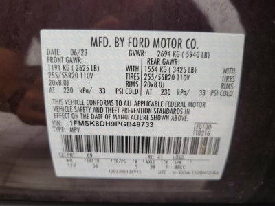 2023 Ford Explorer XLT 4WD