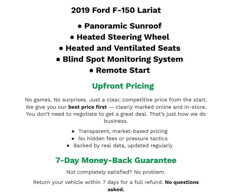 2019 Ford F-150 LARIAT