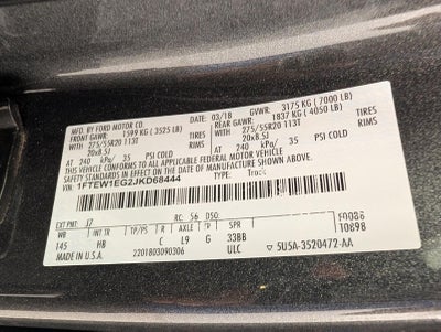 2018 Ford F-150 LARIAT