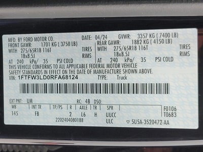 2024 Ford F-150 CREW CAB