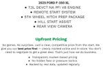 2025 Ford Super Duty F-350 SRW XL 4WD Reg Cab 8' Box