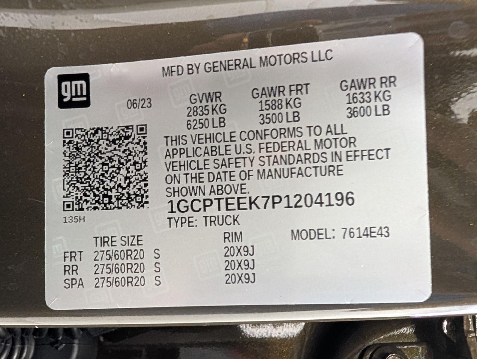 2023 Chevrolet Colorado 4WD Crew Cab Trail Boss