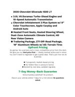 2020 Chevrolet Silverado 1500 4WD Crew Cab 147 LT