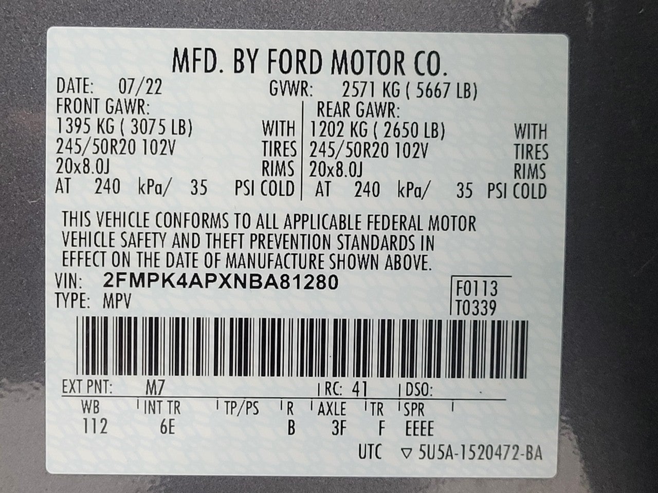 2022 Ford Edge ST AWD