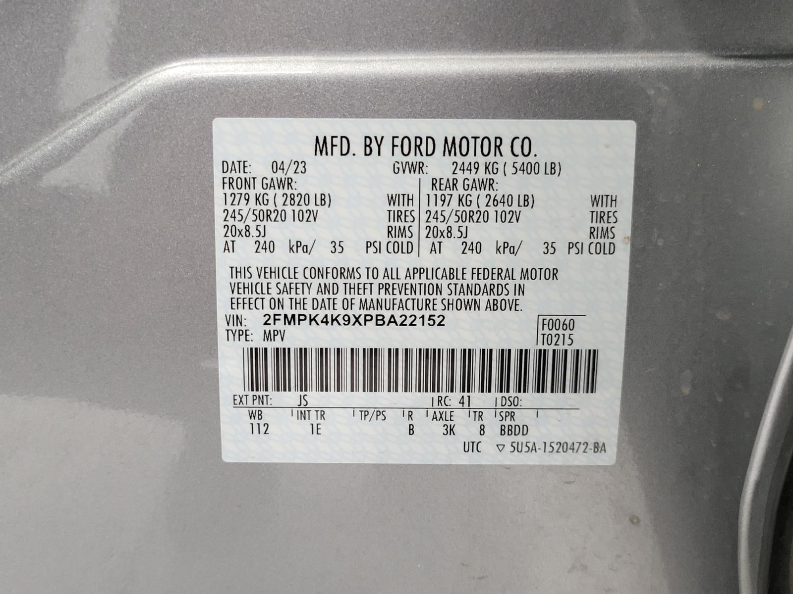 2023 Ford Edge Titanium AWD