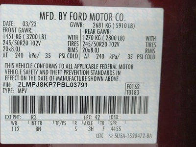 2023 Lincoln Nautilus RESERVE AWD ** 2.7L TWIN TURBO ** 20 WHEELS **