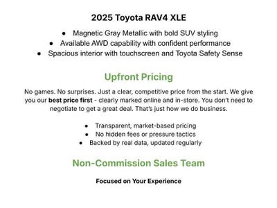 2025 Toyota RAV4 XLE AWD
