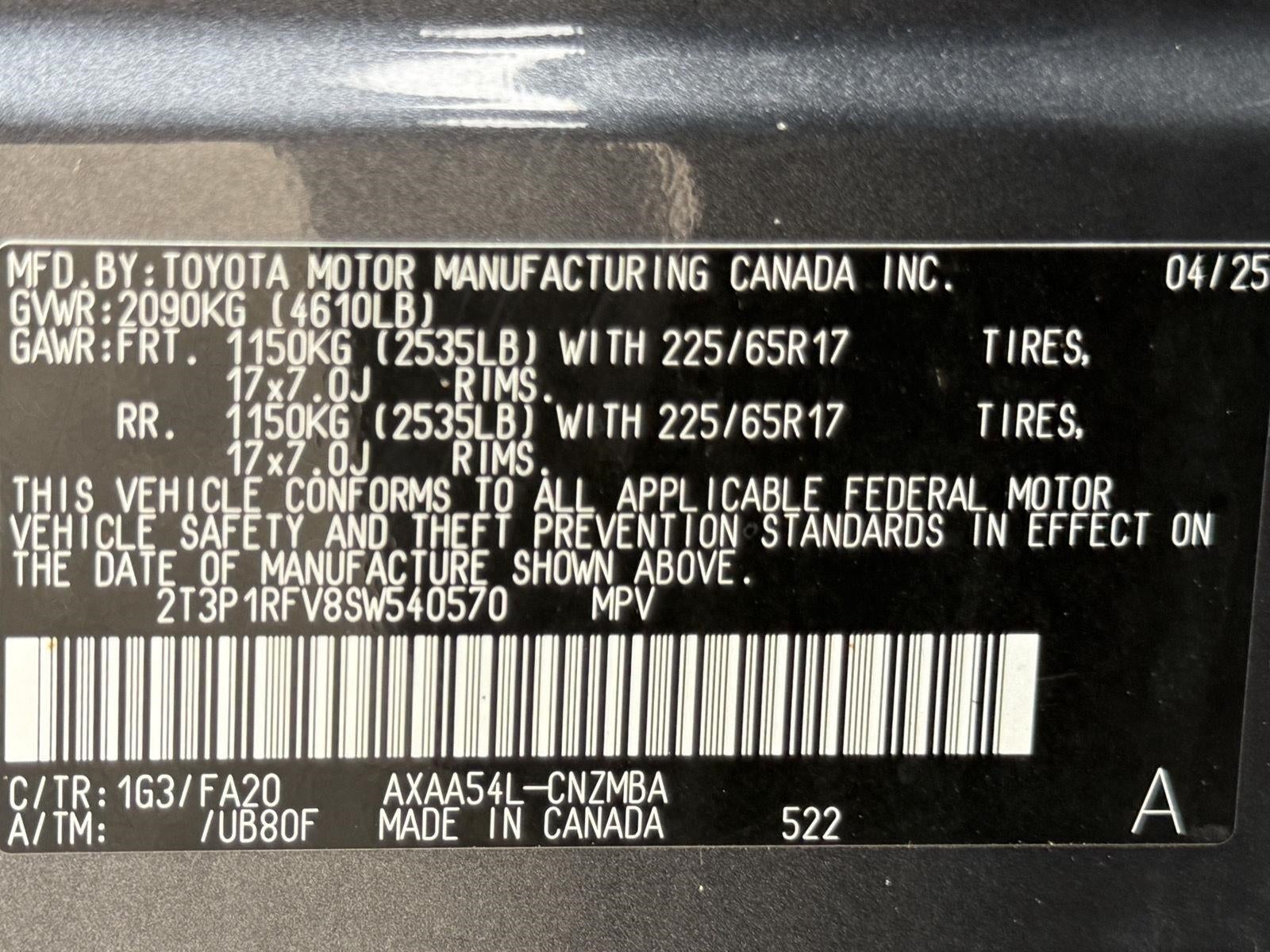 2025 Toyota RAV4 XLE AWD