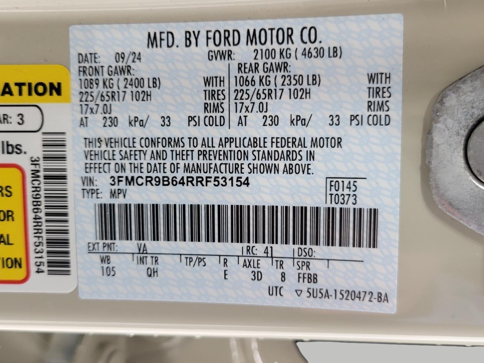 2024 Ford Bronco Sport Big Bend 4x4