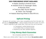 2021 Ford Bronco Sport Badlands 4x4