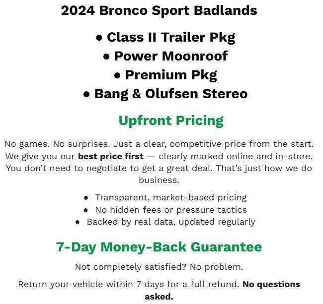 2024 Ford Bronco Sport Badlands 4x4