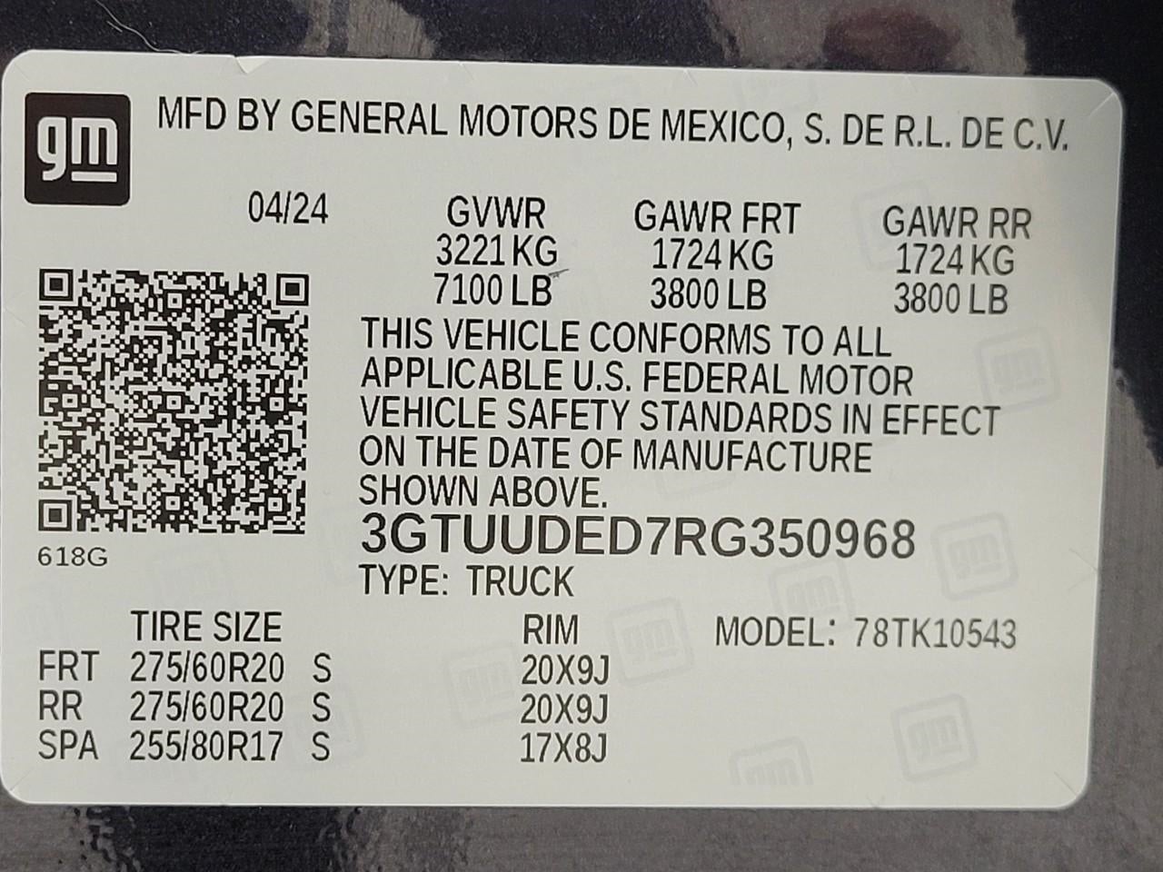 2024 GMC Sierra 1500 4WD Crew Cab 147 SLT