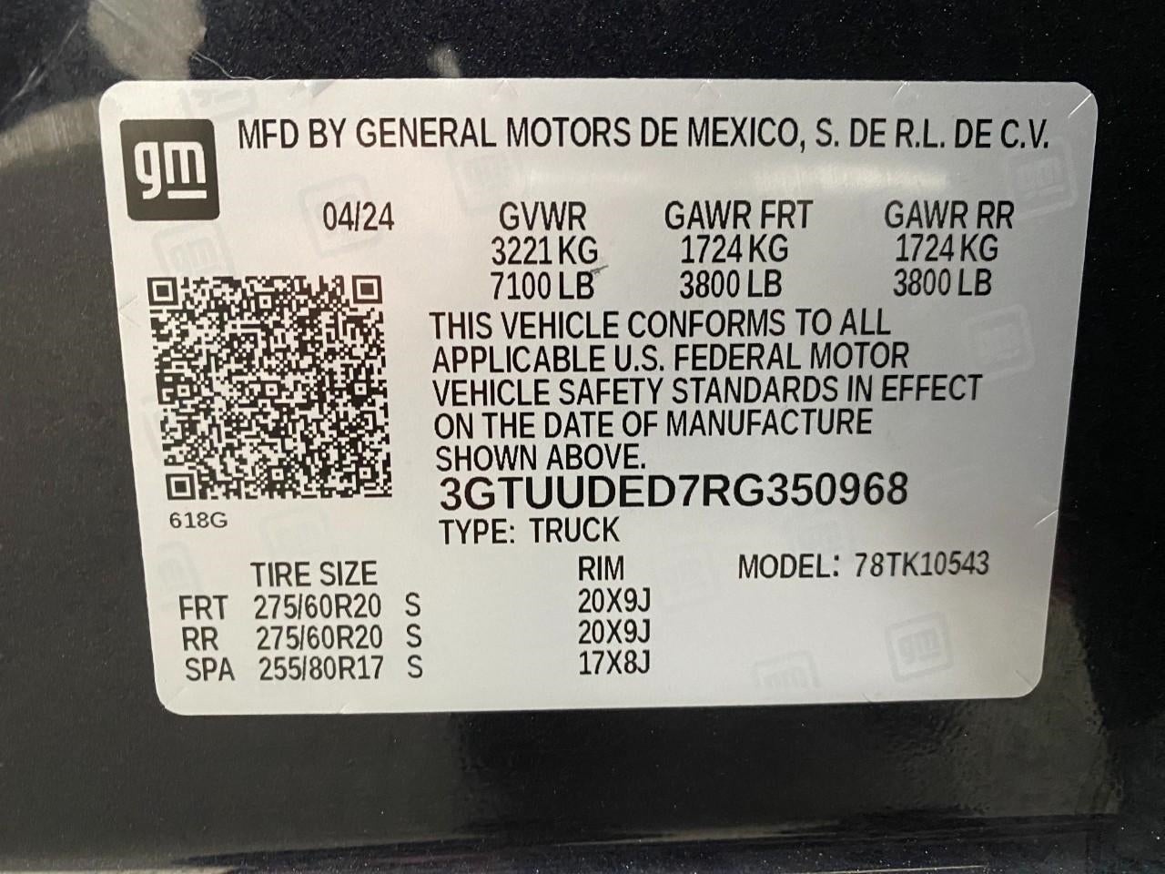 2024 GMC Sierra 1500 4WD Crew Cab 147 SLT