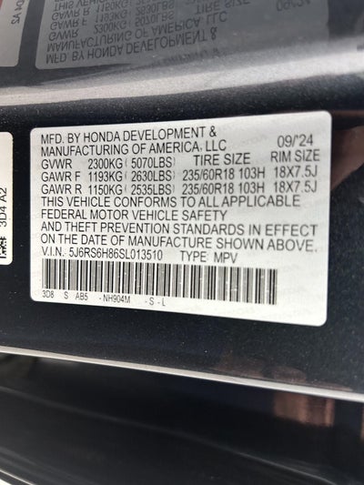2025 Honda CR-V Hybrid Sport-L AWD