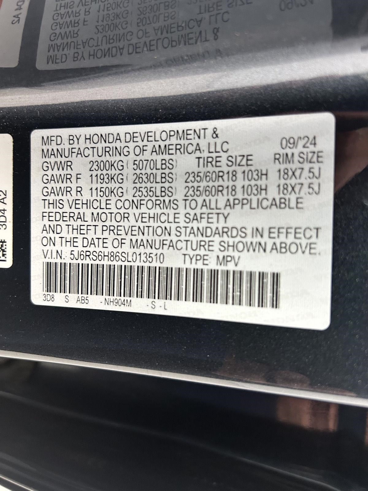 2025 Honda CR-V Hybrid Sport-L AWD