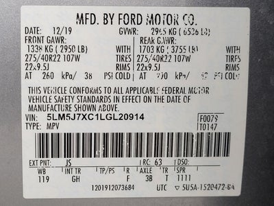 2020 Lincoln Aviator Reserve AWD