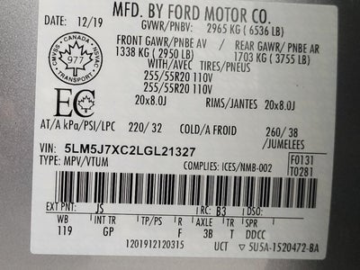 2020 Lincoln Aviator Reserve AWD