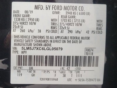 2020 Lincoln Aviator Reserve AWD