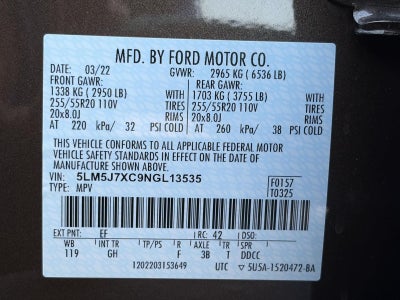 2022 Lincoln Aviator Reserve AWD