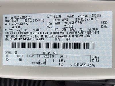 2023 Lincoln Corsair Reserve AWD