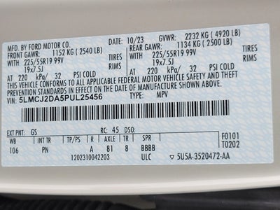 2023 Lincoln Corsair RESERVE AWD ** HEATED STEERING WHEEL ** PANORAMIC SUNROOF ** 360 DEGREE CAMERA **