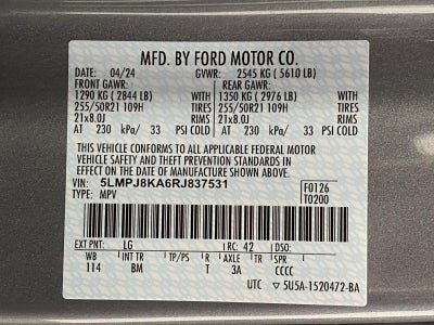 2024 Lincoln Nautilus Reserve AWD