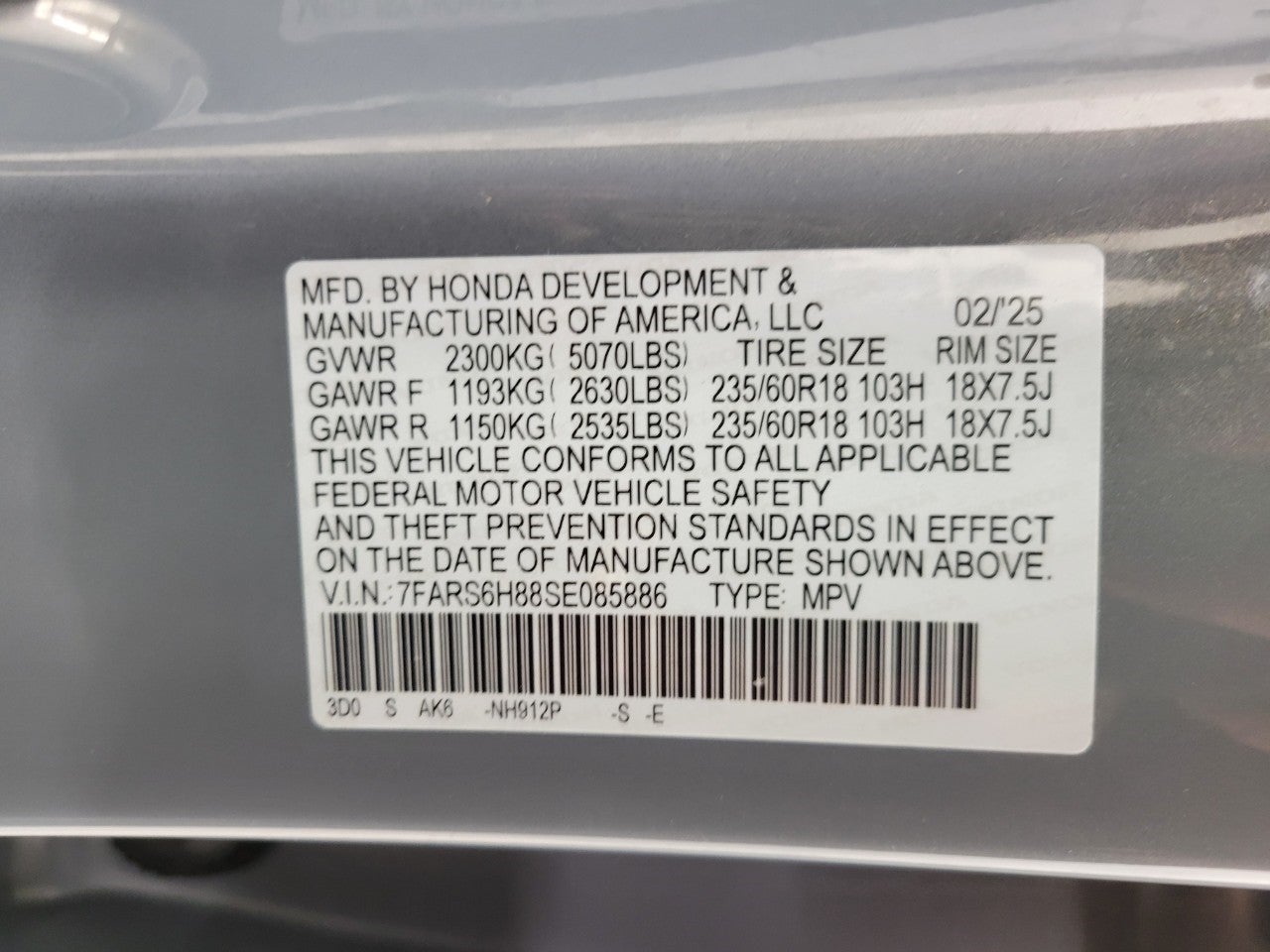 2025 Honda CR-V Hybrid Sport-L AWD