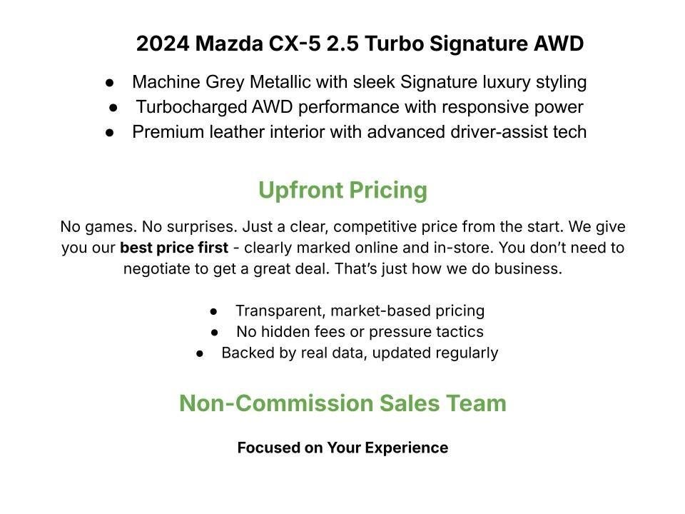 2024 Mazda Mazda CX-5 2.5 Turbo Signature AWD