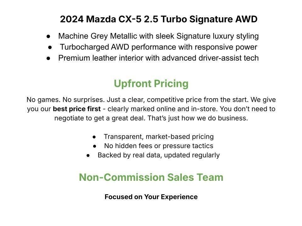 2024 Mazda Mazda CX-5 2.5 Turbo Signature AWD