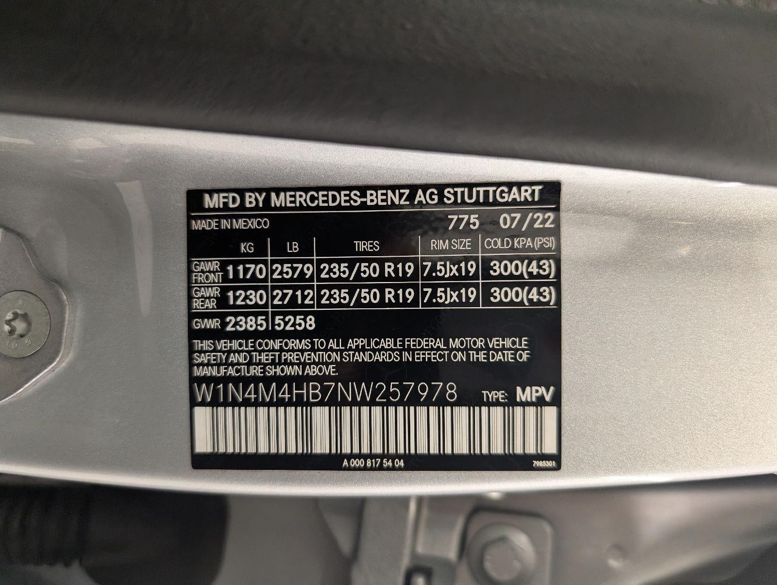2022 Mercedes-Benz GLB GLB 250 4MATIC® SUV