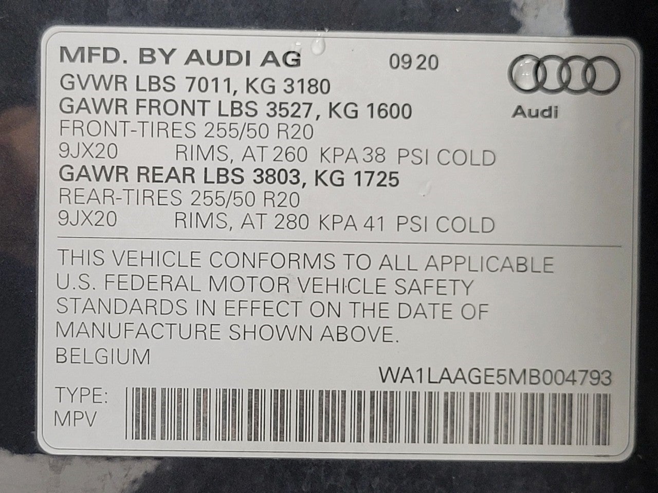 2021 Audi e-tron Premium Plus quattro