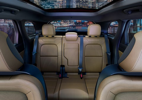 The spaciousness of the second row of the 2023 Lincoln Corsair® SUV is shown. | Bergstrom Lincoln of Neenah in Neenah WI