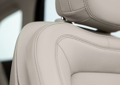 Fine craftsmanship is shown through a detailed image of front-seat stitching. | Bergstrom Lincoln of Neenah in Neenah WI