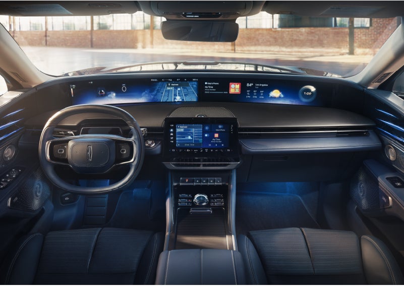 The panoramic display is shown in a 2026 Lincoln Nautilus® SUV. | Bergstrom Lincoln of Neenah in Neenah WI