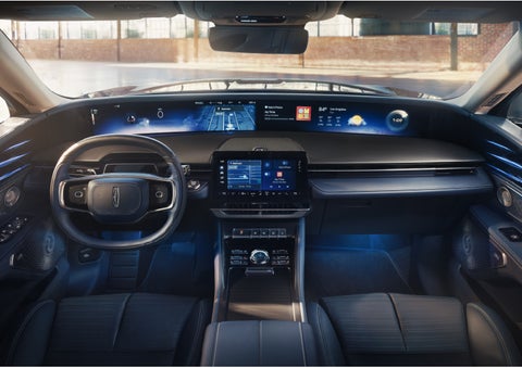 The panoramic display is shown in a 2026 Lincoln Nautilus® SUV. | Bergstrom Lincoln of Neenah in Neenah WI