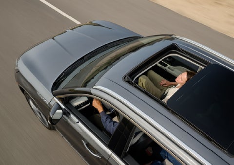 The available panoramic Vista Roof® of a 2027 Lincoln Aviator® SUV is open. | Bergstrom Lincoln of Neenah in Neenah WI