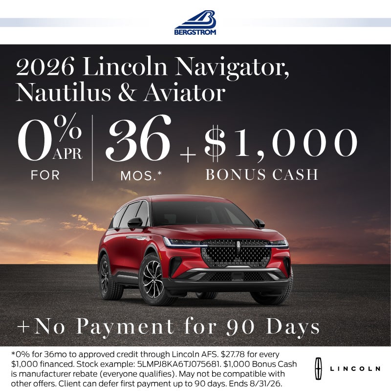 2026 Lincoln Navigator, Nautilus & Aviator